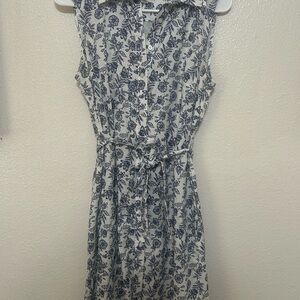 Tommy Hilfiger Blue Floral Midi Dress